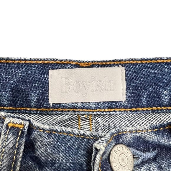 NWT Free People Boyish By Her Billy Women's Size 27 High Rise Skinny Jeans Denim - Picture 6 of 16